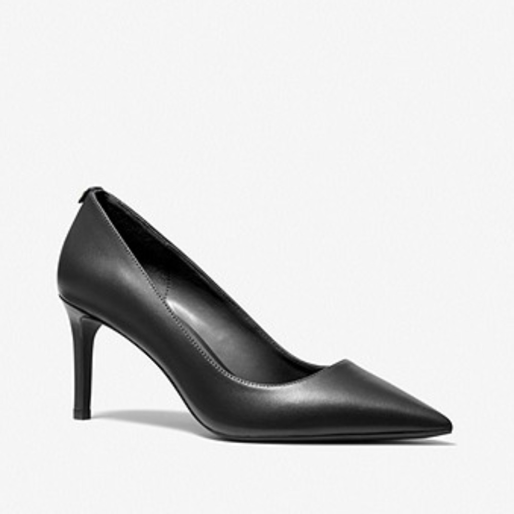 Michael Kors Mid Pump Leather Heels